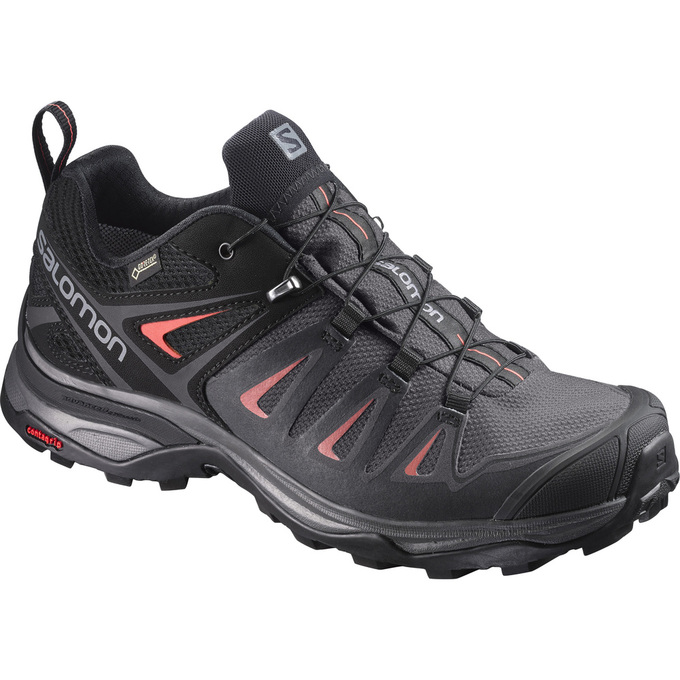 Chaussures De Randonnée Salomon Femme Noir - Salomon X ULTRA 3 GTX® W - France (7146-RPCYF)